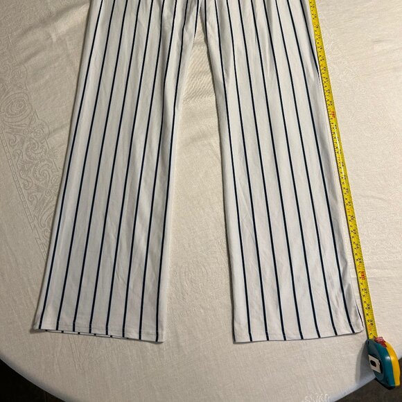 Concepts White New York Yankees Vigor Pinstripe Sleep Pant - Picture 11 of 12